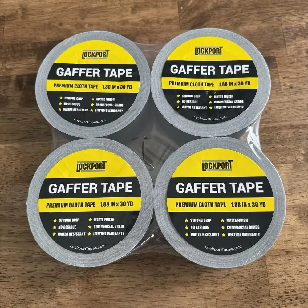 Lockport Premium Gaffer Tape Brand New Sealed Pack Of 4 - 2